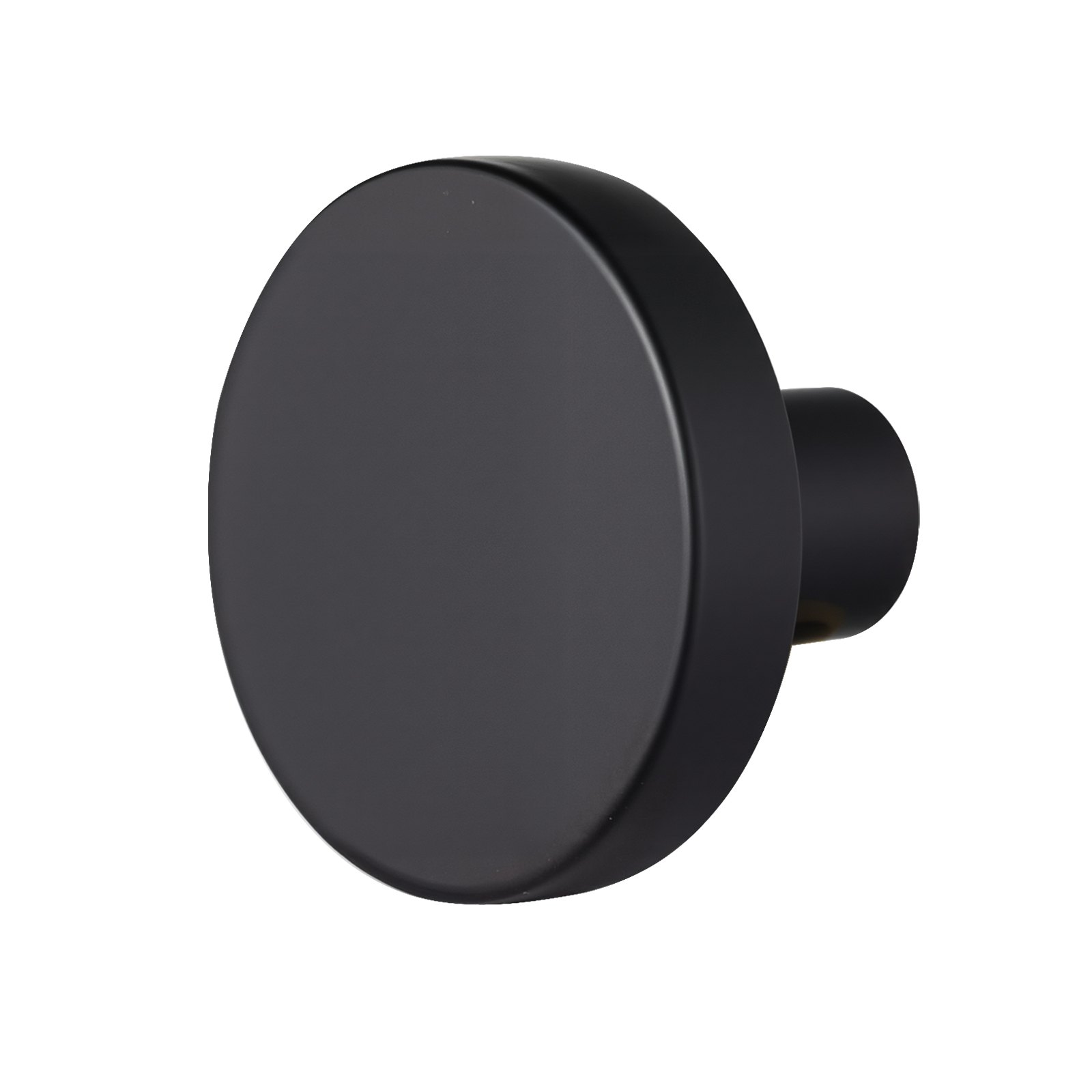 VEVOR Pomos Compactos para Gabinete, 10 Unidades, Aleación de Zinc Forjado, Forma de Hongo, Estilo Versátil, con Tornillos, Resistente al Desgaste y a la Deformación, Color Negro, Ø 32 x 23 mm