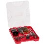 EVOR Screw Extractor Drill Set, 70-piece, Screwdriver Set, suitable for drilling and screwdriving in wood, metal & cement, Drill Bit Sets, Combination Set assorted in an organized carrying case