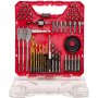 EVOR Screw Extractor Drill Set, 70-piece, Screwdriver Set, suitable for drilling and screwdriving in wood, metal & cement, Drill Bit Sets, Combination Set assorted in an organized carrying case