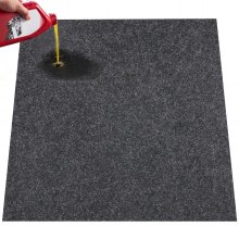 VEVOR Alfombrilla para Suelo de Garaje 1493,5x1828,8mm Alfombrilla Protectora Antideslizante Impermeable Agua Barro Aceite para Coche con Respaldo de TPE Antifugas Fácil de Limpiar Corte, Varios Usos