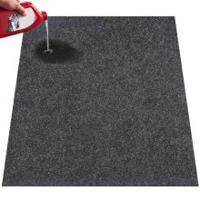 VEVOR Alfombrilla para Suelo de Garaje 2235,2x6096 mm Alfombrilla Protectora Antideslizante Impermeable Agua Barro Aceite para Coche con Respaldo de TPE Antifugas Fácil de Limpiar Corte, Varios Usos