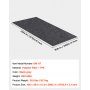 VEVOR Alfombrilla para Suelo de Garaje 2692,4x6705,6 mm Alfombrilla Protectora Antideslizante Impermeable Agua Barro Aceite para Coche con Respaldo de TPE Antifugas Fácil de Limpiar Corte, Varios Usos