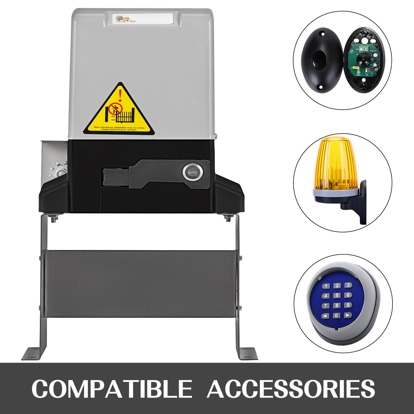 Abridor De Puerta De Garaje Automática Con Control Remoto 1400lbs / 600kg