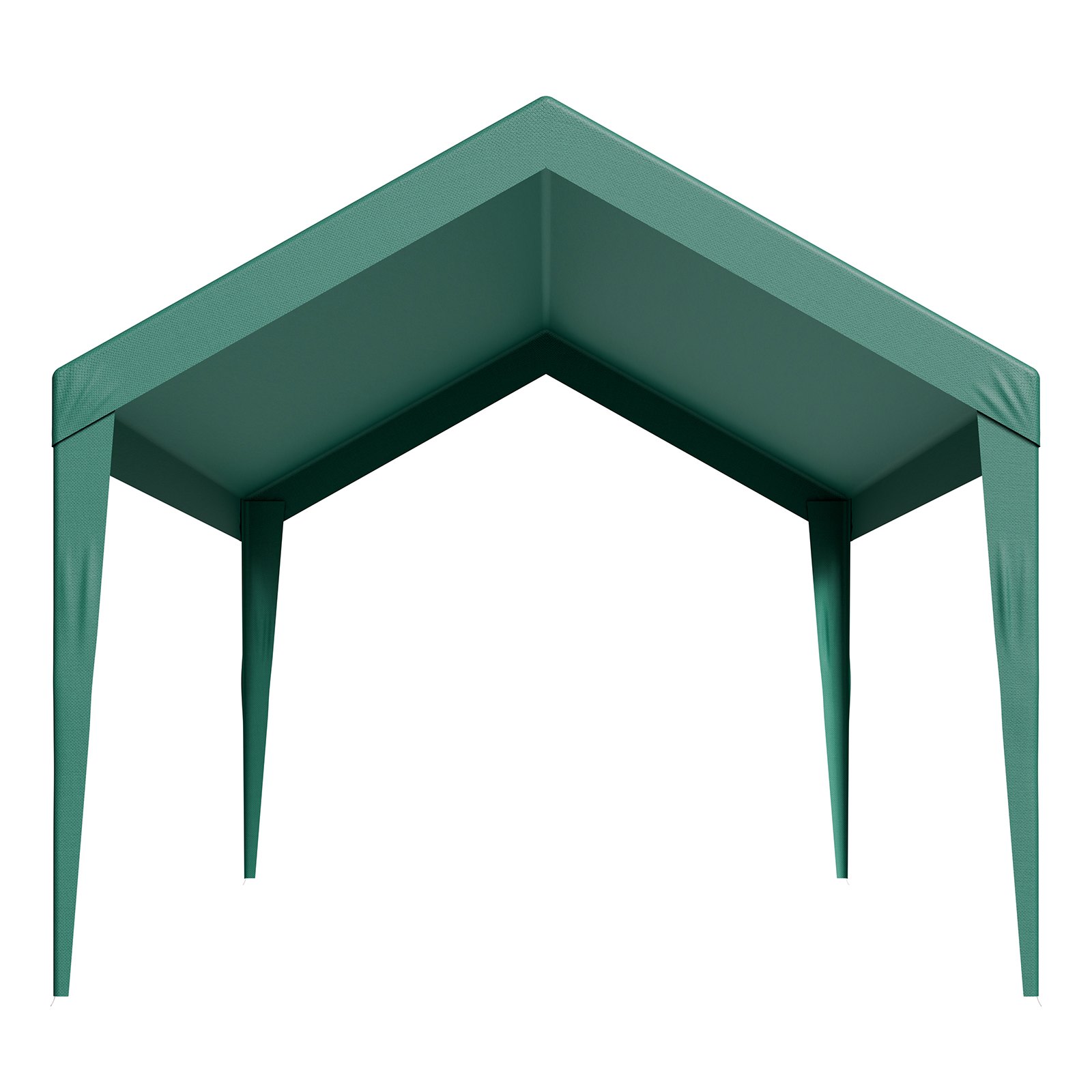 VEVOR Toldo de Repuesto para Cochera de  6,09 x 3,0 m, Carpa de Garaje para Coche Tela de Polietileno Resistente a los Rayos UV, para Cubrir Vehículos, Maquinaria Agrícola, Verde, Marco No Incluido