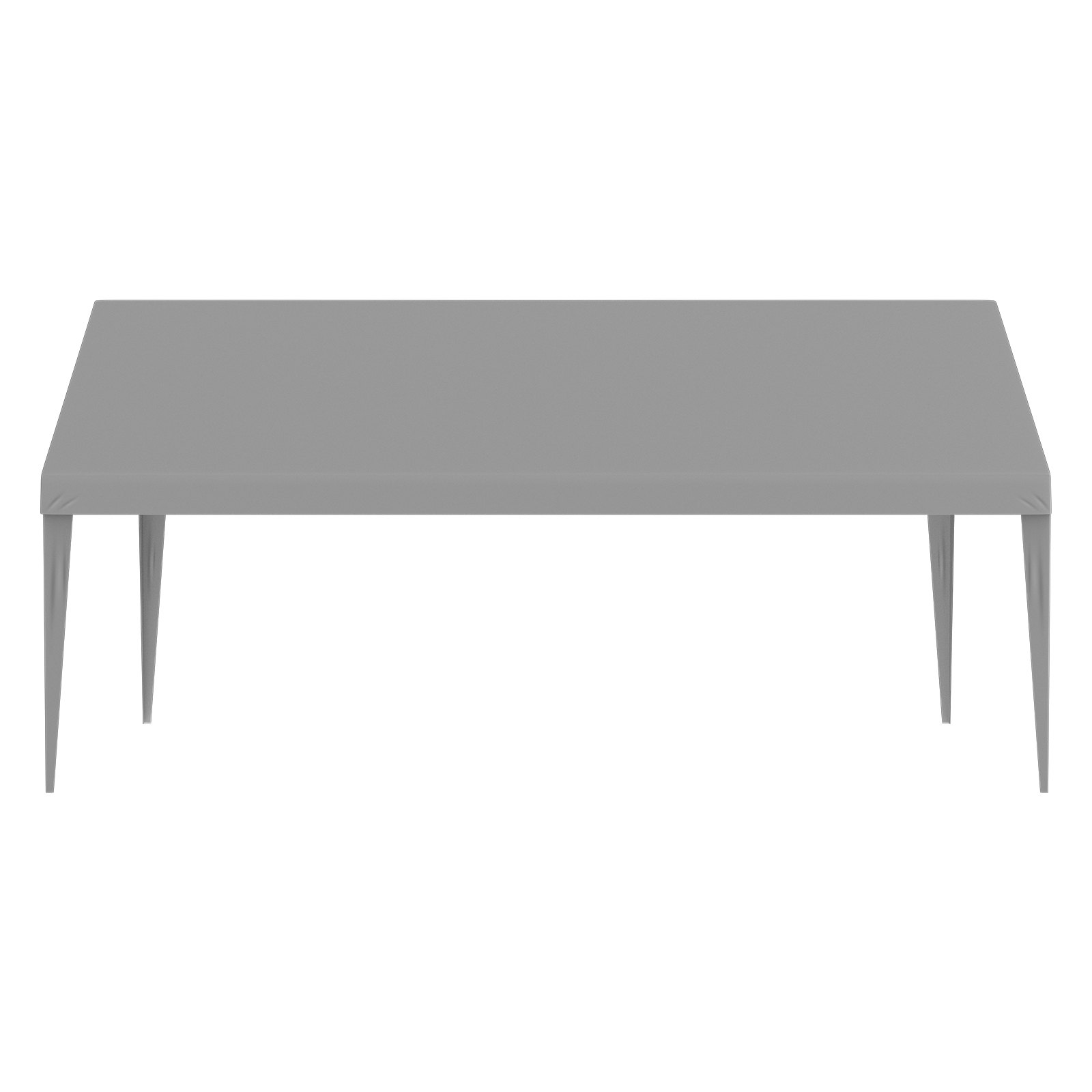 VEVOR Tela de Repuesto para Toldo de Cochera 6,1x3,94 m Lona de Garaje para Pared Lateral Impermeable con Protección UV Elásticos de Bola Fácil Instalación, Gris (Parte Superior y Marco No Incluidos)