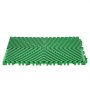 VEVOR Interlocking Drainage Mat Shower Mat 31 x 31 cm Modular Interlocking Floor Mats, 50 Pieces, Spliced ​​Drainage Mats, Non-Slip Drainage Floor Tiles, for Garage Garden Green