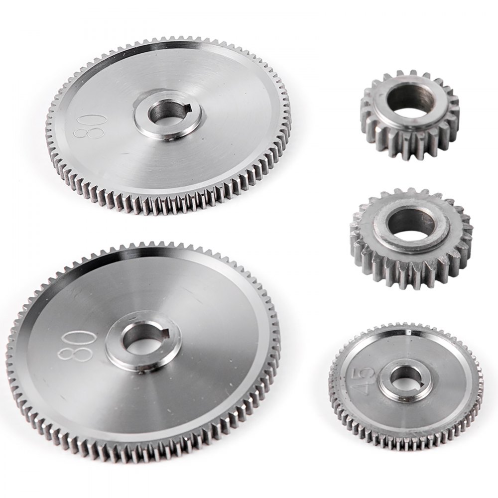 Vevor 5 Pcs Engranajes Para Mini Tornos De Metal Y Fresadoras Alta Precisión