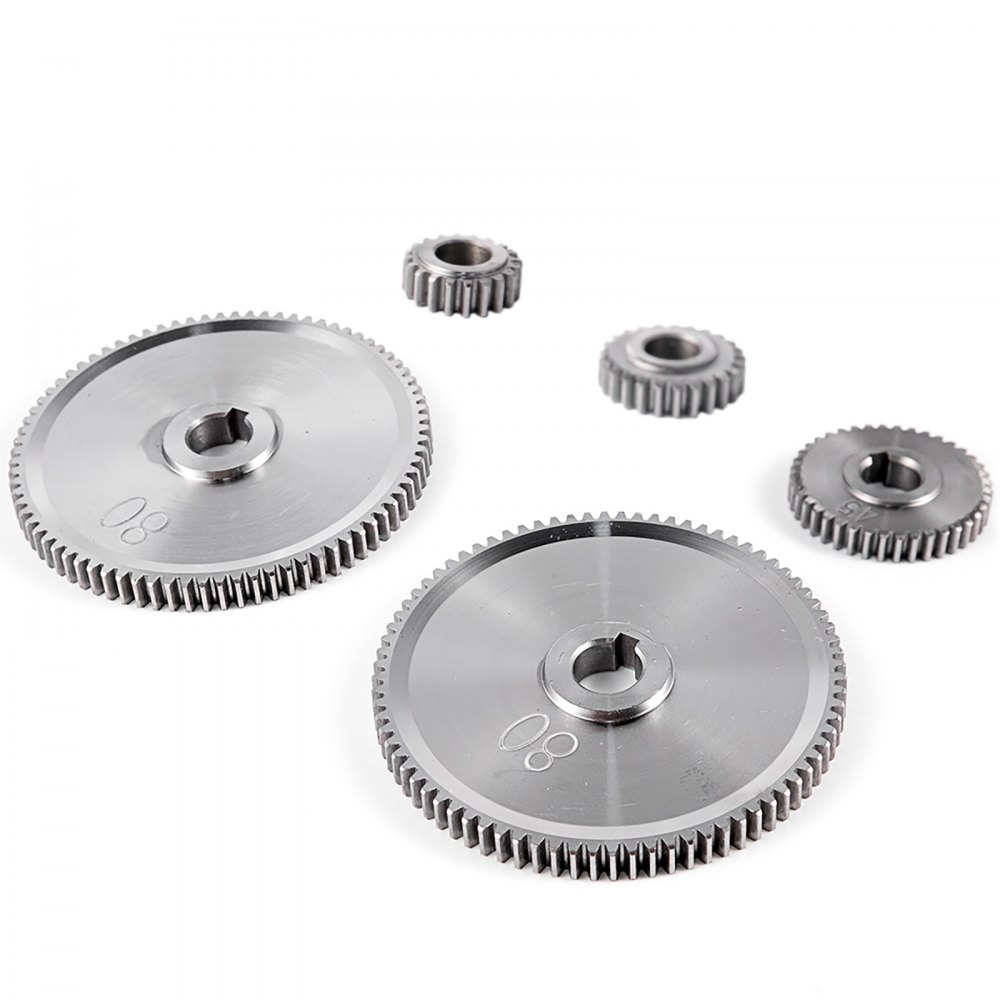 Vevor 5 Pcs Engranajes Para Mini Tornos De Metal Y Fresadoras Alta Precisión