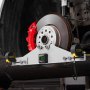 VEVOR Herramienta de Alineación de Ruedas, 2 Placas de Medición de Caída Fabricadas en Acero al Carbono con Transportador Digital, 2 Cintas Métricas, para Ruedas de Automóviles, Camiones y SUV
