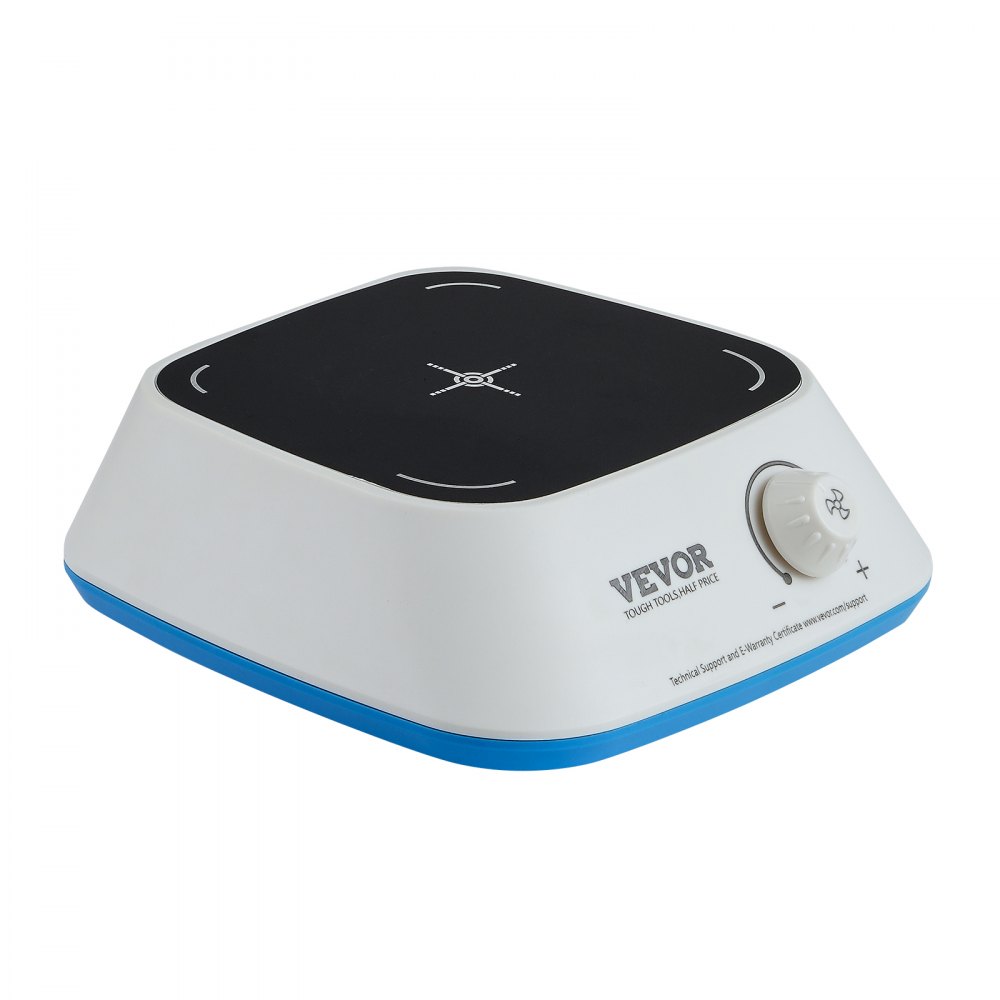 VEVOR Agitador magnético 0-2000 rpm 3000 ml Mezclador de placa magnética Velocidad de agitación ajustable Agitador de laboratorio con barra agitadora para investigación, estudio, experimento