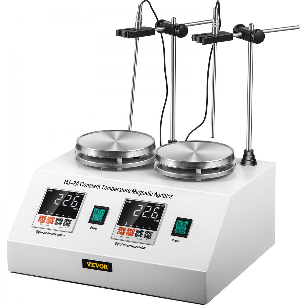 Mezclador Agitador Magnético 2 Unidades Max.1000ml Acero Inoxidable