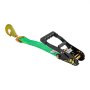 VEVOR Kit de Amarre para Vehículos 50,8 x 2438,4 mm, Correas de Amarre de Eje con Ganchos de Resorte, Resistencia a la Rotura de 4540 kg, Carga de Trabajo de 1512 kg, para ATV, UTV, Remolques