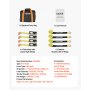VEVOR Kit de Amarre de Calzo de Ruedas 50,8 x 3048 mm, Correas de Amarre para Rueda con Gancho Plano, Resistencia a la Rotura de 4540 kg, Carga de Trabajo de 1512 kg, para Vehículos, Negro y Amarillo