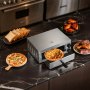 VEVOR Electric Pizza Oven for Worktops, 12 Inch, 1500 W, with Temperature Control and 0-60 Minute Timer, Even Baking Technology and Easy-to-Clean Crumb Tray, Ideal for Commercial and Home Kitchens