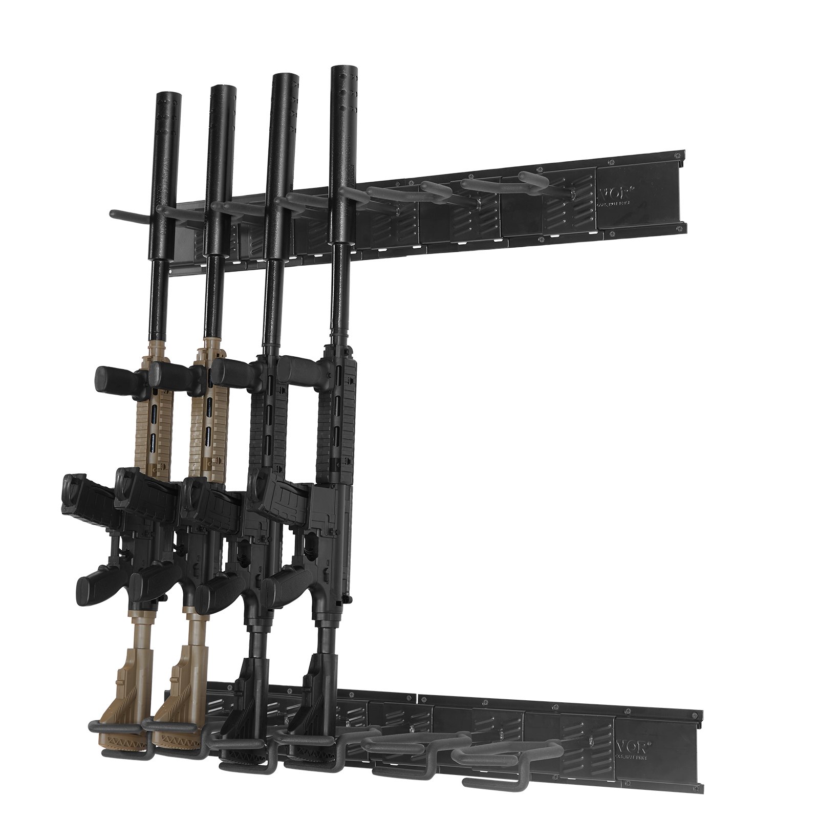 VEVOR Gun Rack for Weapon Storage, 6 Rifles, Gun Holder, Gun Safe Accessory for Rifles & Shotguns, Gun Holder in Gun Cabinet, Shotgun Rifle Rest, 81.6 kg Weight Capacity