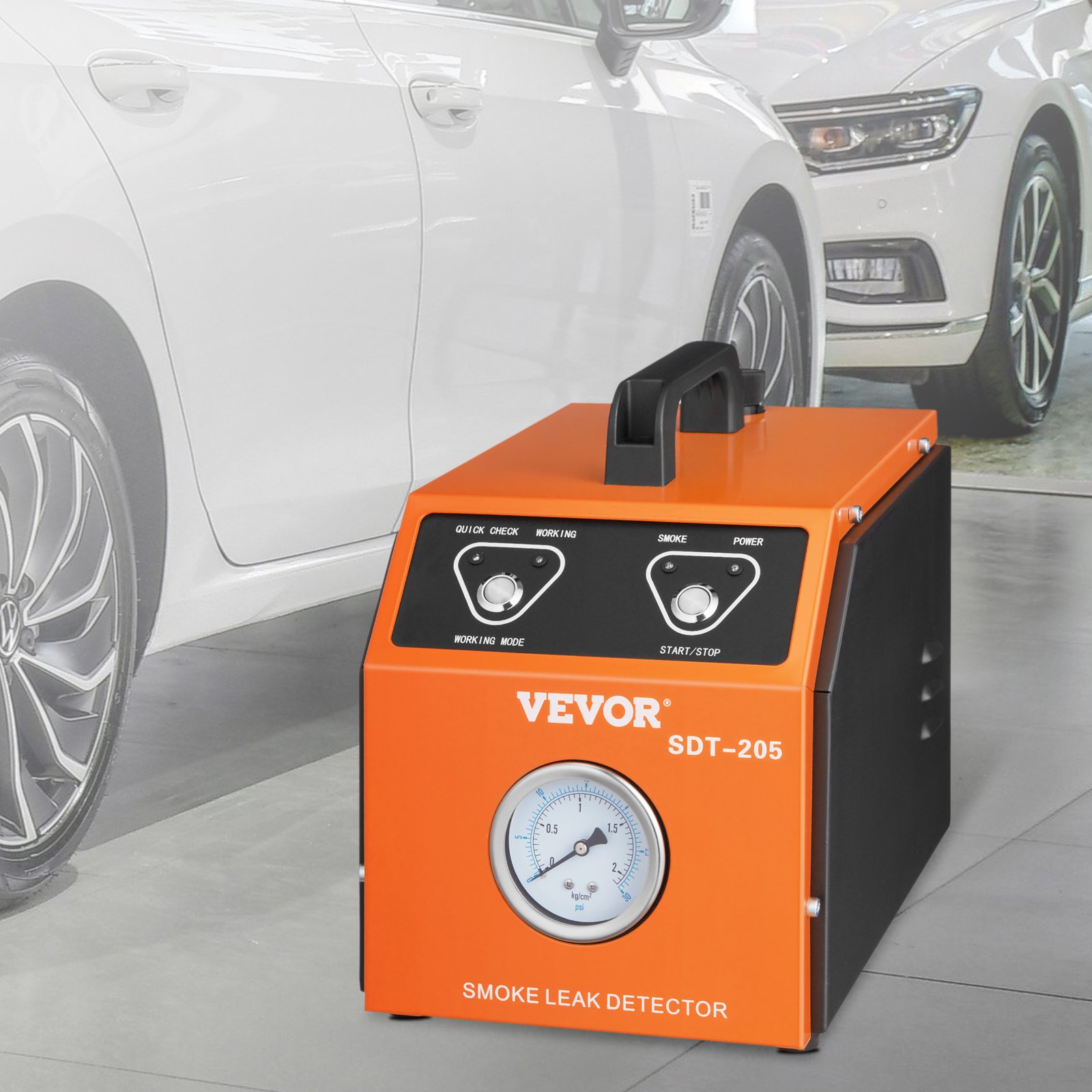 VEVOR Detector de Fugas de Humo Sistema de Tubería de Combustible EVAP 15 PSI