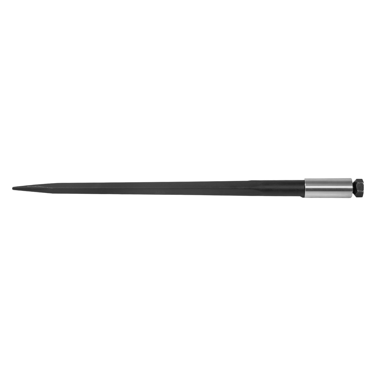 VEVOR Lanza para Heno de 99 cm, Lanza para Pacas de Heno de Capacidad de 1633 kg, Horquillas para Pacas con Revestimiento con Tuerca Hexagonal y Manguito para Baldes, Tractores y Cargadores, Negro