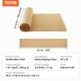 VEVOR Rollo de Tela de Arpillera de 914 mm x 45,7 m, 45 x 45 Rollos de Tela de Arpillera Natural de Alta Densidad de ancho, Rollo de Tela de Yute para Envolver Árboles, Decoración, Manualidades