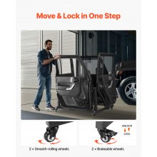 VEVOR Carrito para Jeep Wrangler JK JL/Gladiator JT 2007-2023 JK JL/Gladiator JT