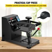 VEVOR Prensa de Calor 5.5 x 3.5 (14cmx9cm) Máquina de Sublimación 220V Máquina de Prensa de Calor de Transferencia 0-399 ° C Prensa Térmica