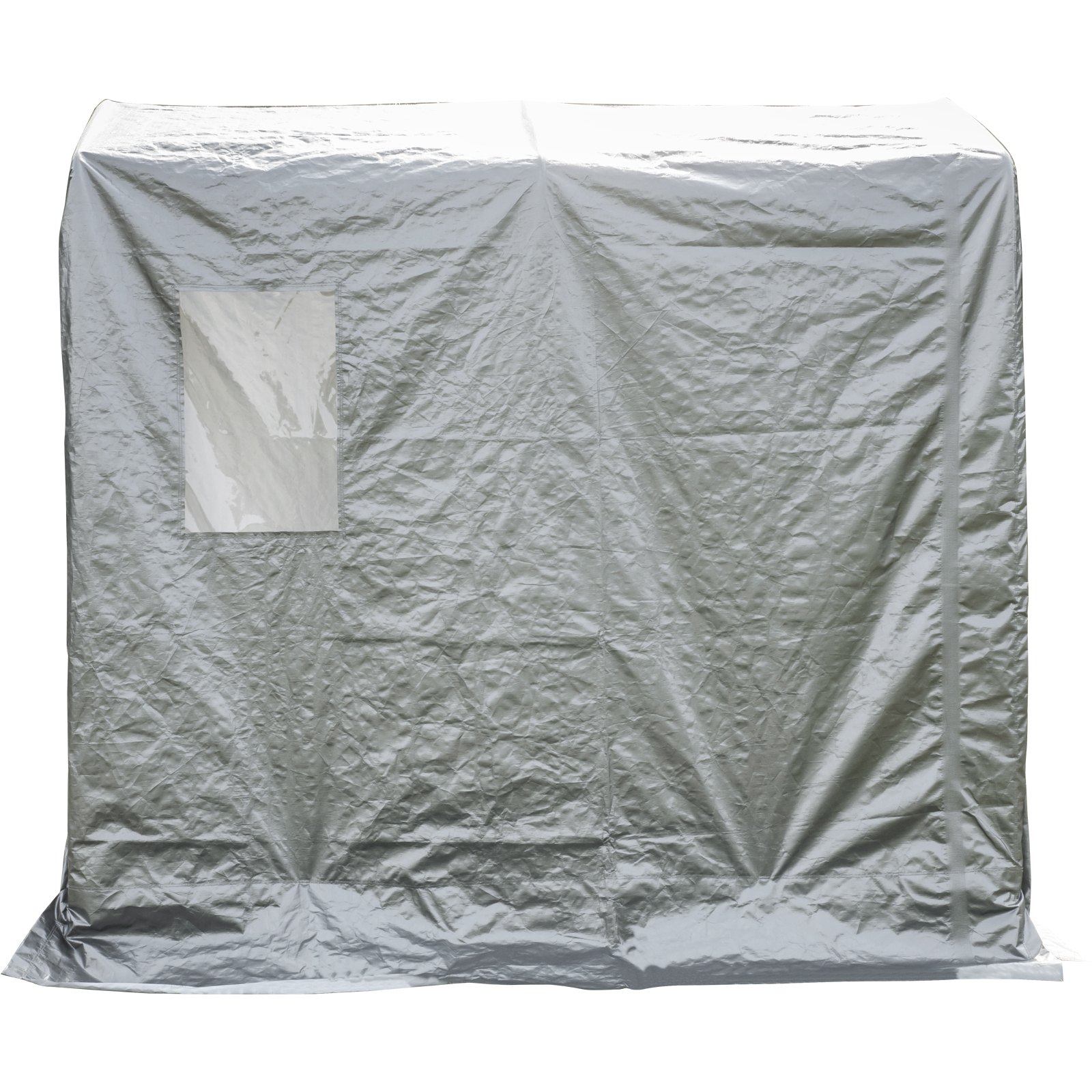 Cobertizo De Almacenamiento Portátil, Refugio De Garaje De 6 X 8 X 7,8 Pies Gris