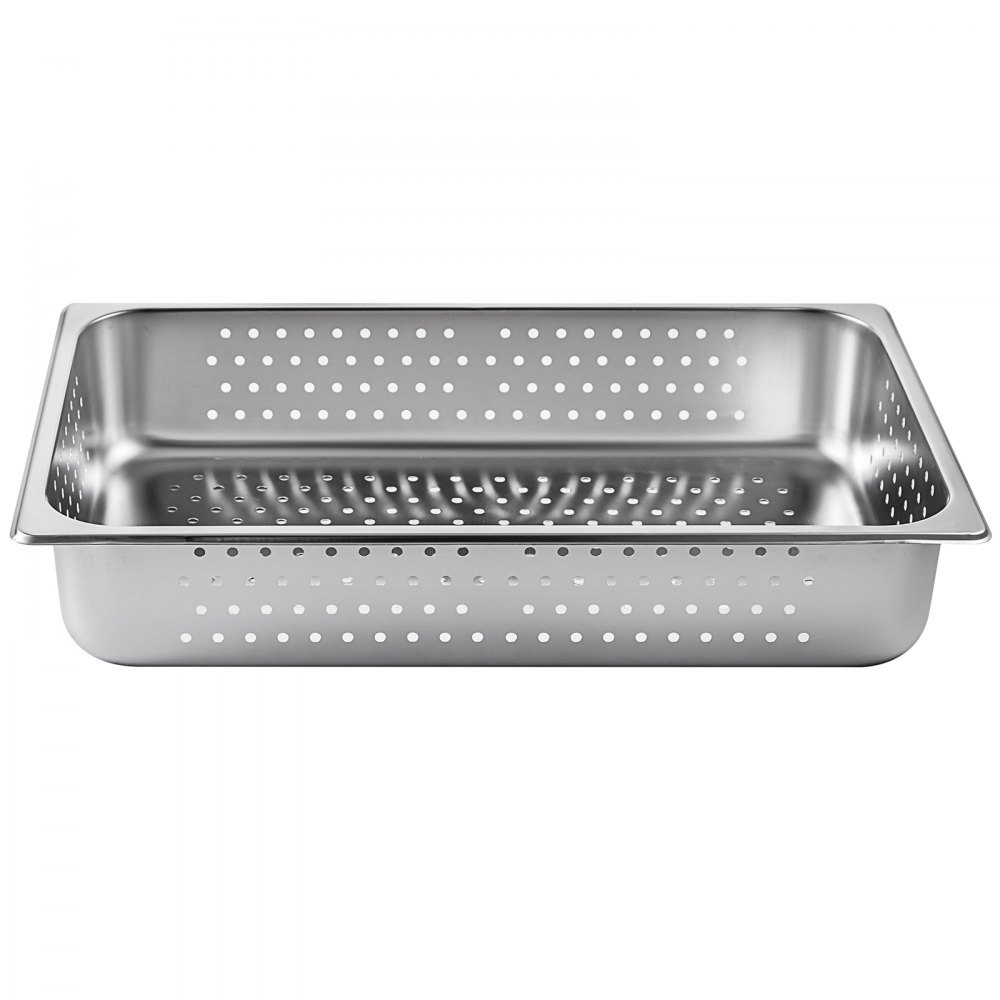 6pcs Bandeja De Horno De Vapor Acero Inoxidable 304 4'' Profundidad Restaurante