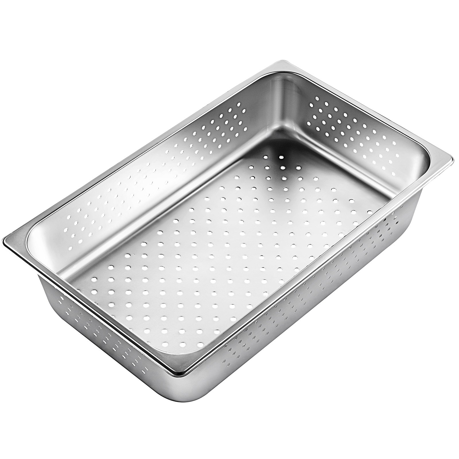 6pcs Bandeja De Horno De Vapor Acero Inoxidable 304 4'' Profundidad Restaurante