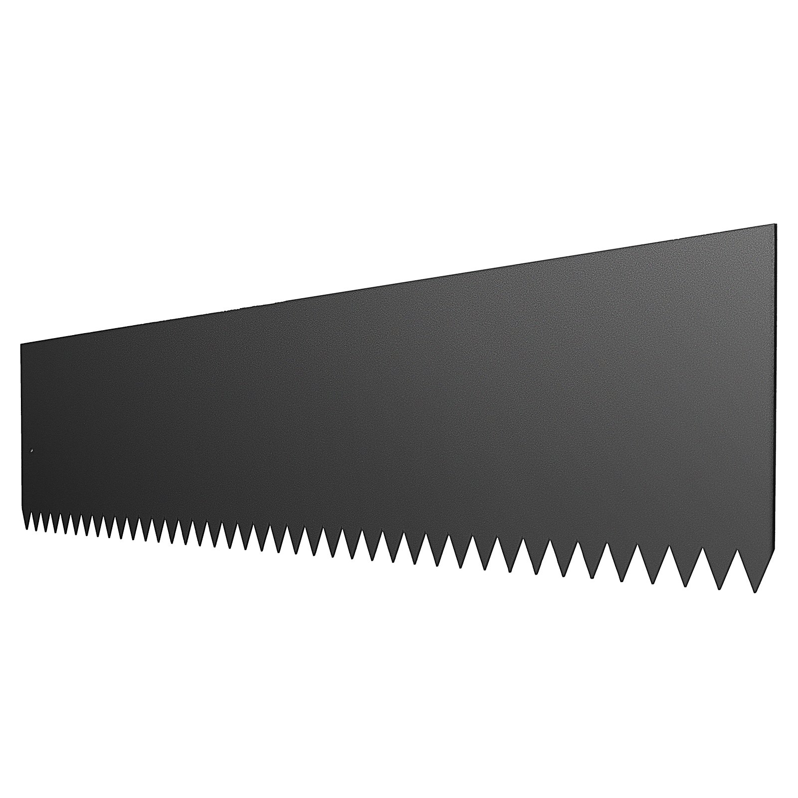 VEVOR Bordura de Acero Galvanizado 20,3 x 101,6 cm Borde para Césped 6 Piezas Valla Delimitadora de Bordes Grosor de 1,8 mm Borde Limitador de Jardín Flexible para Jardines Senderos Patios, Negro