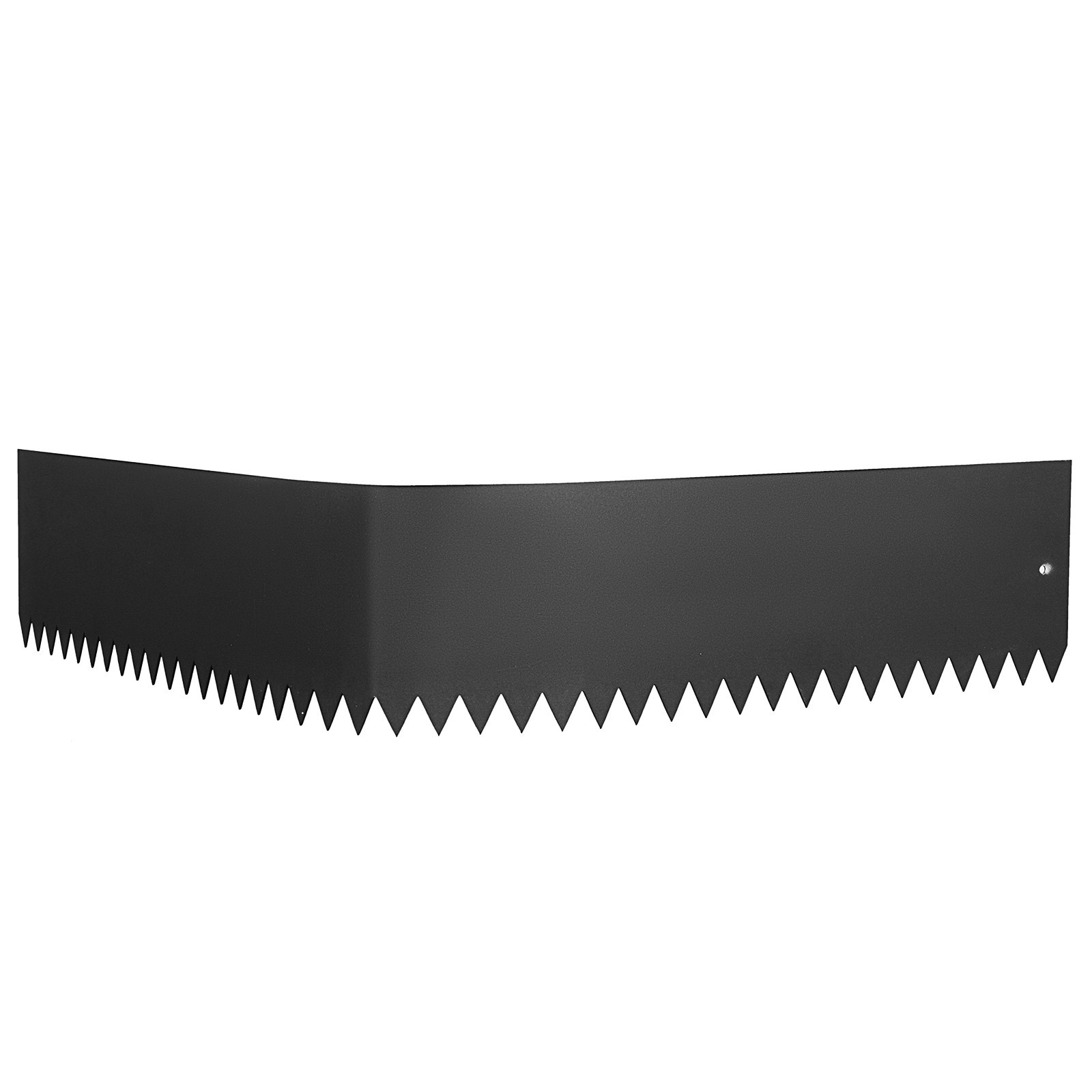 VEVOR Bordura de Acero Galvanizado 20,3 x 101,6 cm Borde para Césped 6 Piezas Valla Delimitadora de Bordes Grosor de 1,8 mm Borde Limitador de Jardín Flexible para Jardines Senderos Patios, Negro