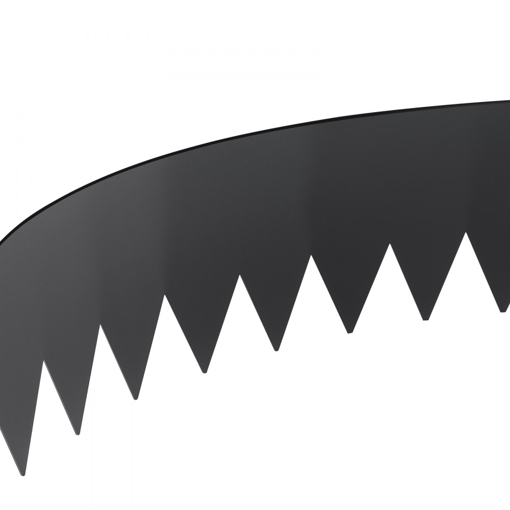 VEVOR Borde de acero para paisaje, paquete de 6 bordes de acero para jardín, tiras de 40 pulgadas de ancho x 8 pulgadas de alto, borde de borde martillado con 8 clips, borde de paisaje de metal plegab