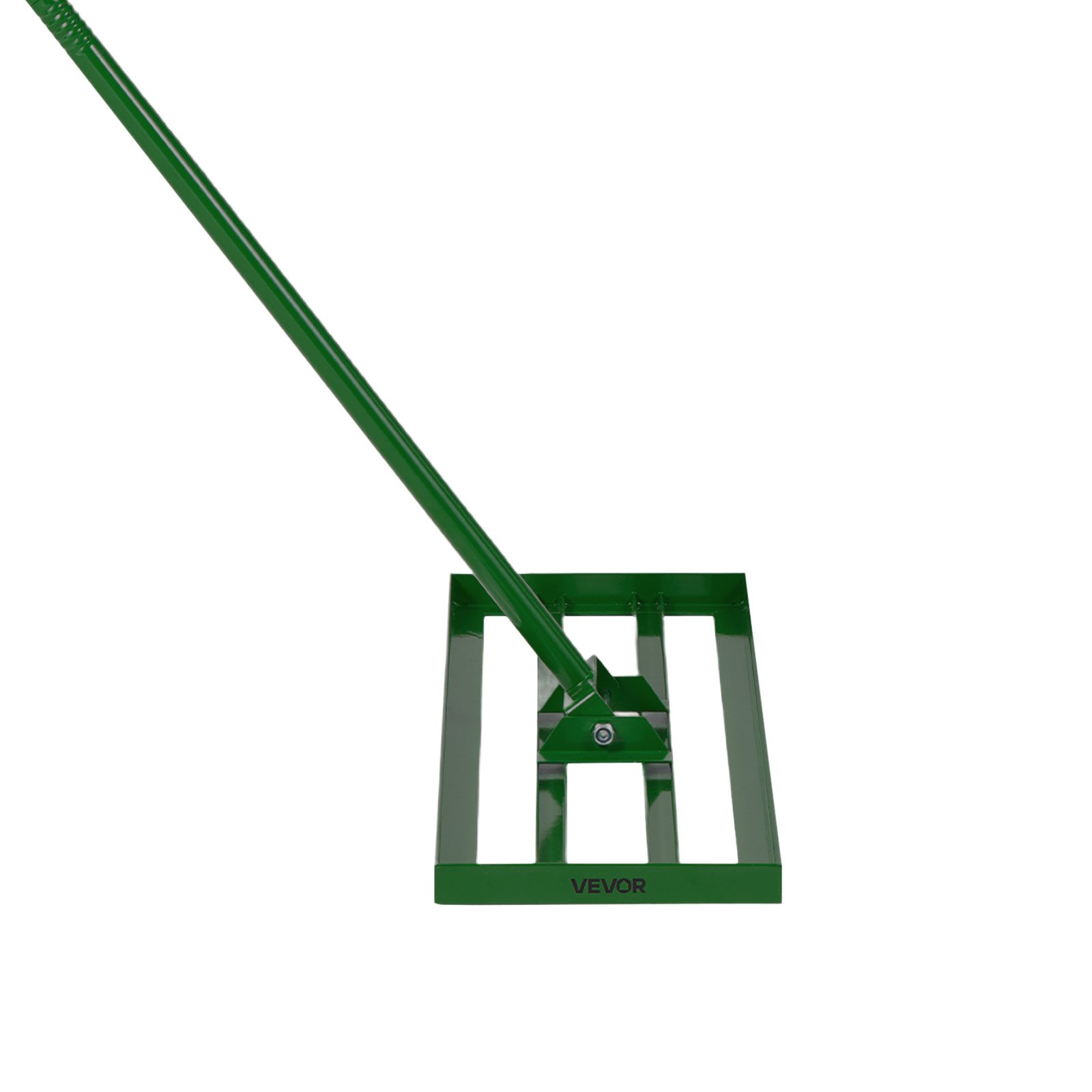 VEVOR Rastrillo Nivelador de Césped 910 x 250 mm, Rastrillo de Nivelación de Césped, Mango Largo de 1981 mm, Guantes Incluidos, Acero y Aleación Aluminio, Herramienta para Jardín Campo de Golf, Verde