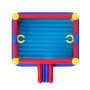 VEVOR Castillo Hinchable Estructura Inflable con Soplador Tobogán y Bolsa de Almacenamiento y Zona de Juegos Inflable al Aire Libre para Niños de 3 a 10 Años 450x440x203 cm para Patio Jardín