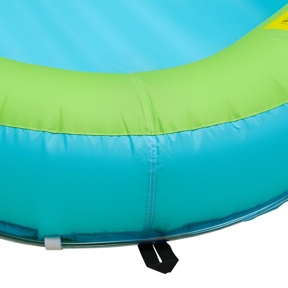 VEVOR Castillo Hinchable con Soplador 405 x 347 x 255 cm, Parque Infantil Inflable con 2 Toboganes Acuáticos, Piscina de Chapoteo, Muro de Escalada y Zona de Rebote para 3 a 4 Niños de 3 a 8 Años