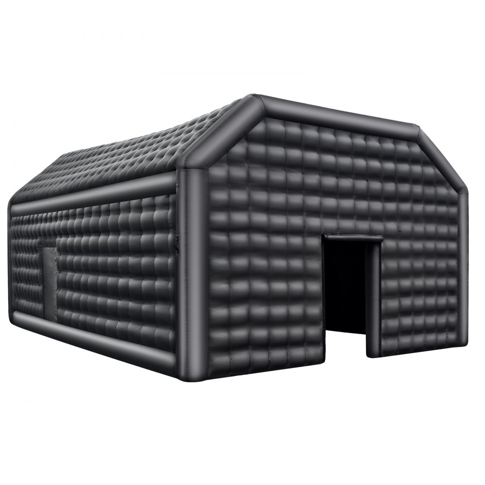 VEVOR Carpa Inflable para Fiestas de 9 x 6 x 4 m con Soplador de 1100 W, Negro