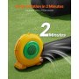 VEVOR Tablero de Dardos de Fútbol con 9 Pelotas y Bomba de Aire, Alto de 3 m