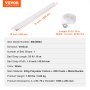 VEVOR Puente de Cama Kit de Conversión de Cama King de 1905 x 254 mm, Blanco