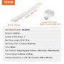 VEVOR Puente de Cama Kit de Conversión de Cama King de 1905 x 305 mm, Blanco