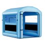 VEVOR Inflatable Paint Booth, 3 x 2.5 x 2.5 m, Inflatable Spray Booth with 550W Powerful Blower and Air Filter System, Round Roof, for Painting Bicycle, Motorcycle, and Furniture