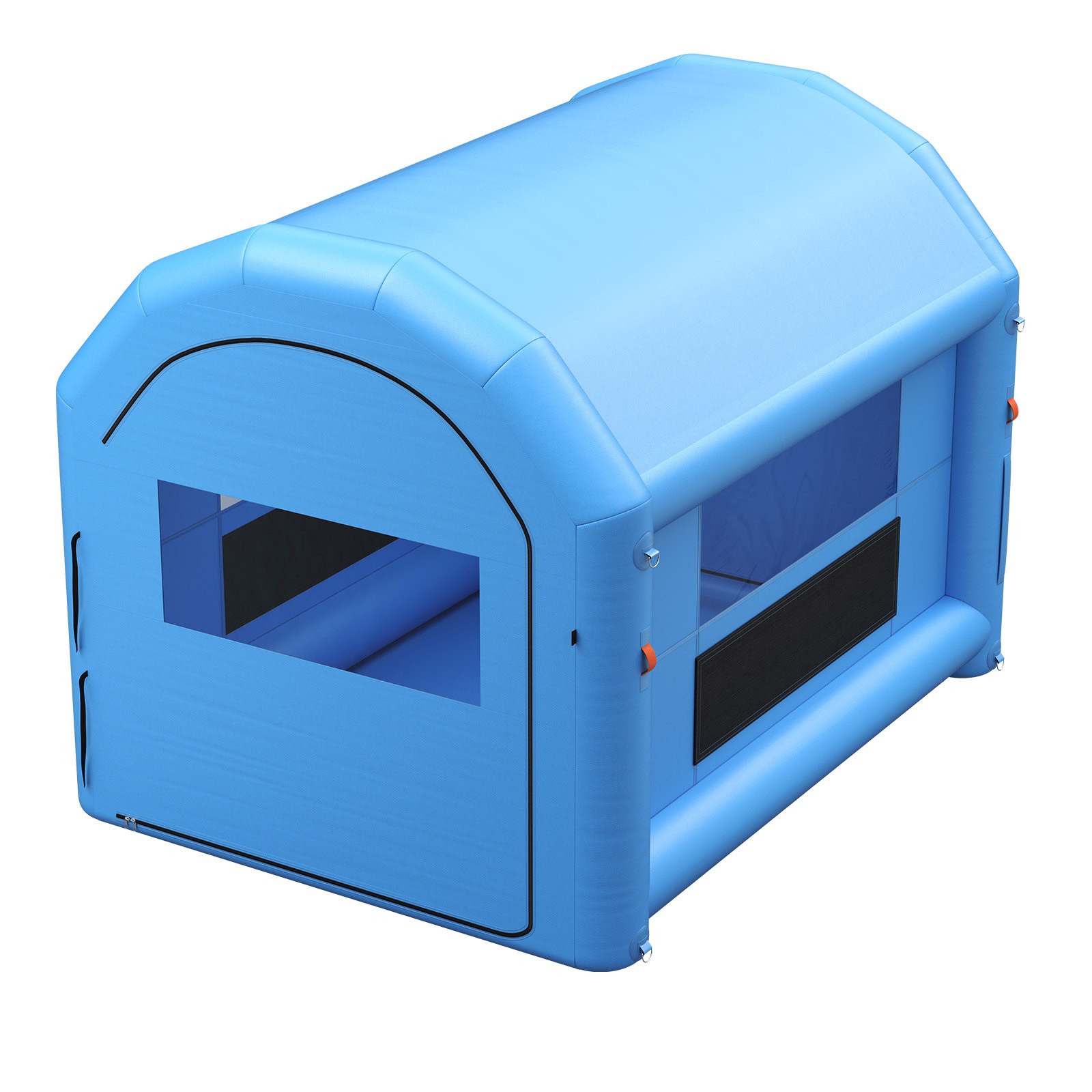 VEVOR Cabina de Pintura Hinchable 4 x 3 x 2,75 m Cabina de Pulverización, Soplador de 750 W, Sistema de Filtro, Fijación con Estacas Sacos de Arena Cuerdas de Viento, Portátil Bolsa de Almacenamiento