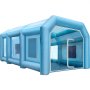 VEVOR Cabina de Pintura Hinchable 8x4x3 m Tienda de Pintura Hinchable para Automoción en Tela Oxford 210 D con 2 Sopladores y Sistema de Filtro de Aire Estación de Trabajo para Garaje, Taller