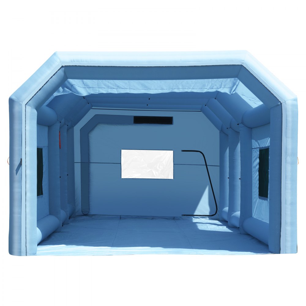 VEVOR Cabina de Pintura Inflable 8,5 x 4,8 x 3,3  m con Potentes Sopladores de 950 W+750 W y Sistema de Filtro de Aire, Cabina de Pintura portátil para Camiones Pequeños, Motocicletas Grandes