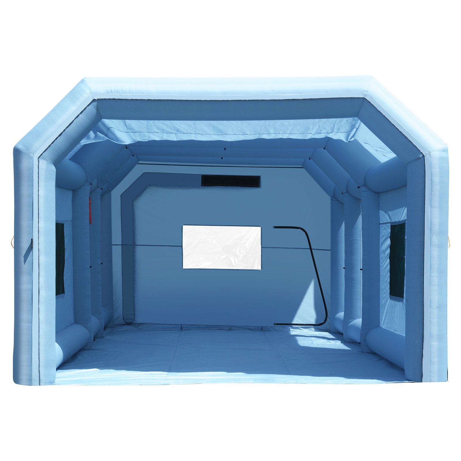 VEVOR Cabina de Pintura Inflable 8,5 x 4,8 x 3,3  m con Potentes Sopladores de 950 W+750 W y Sistema de Filtro de Aire, Cabina de Pintura portátil para Camiones Pequeños, Motocicletas Grandes