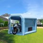 VEVOR Cabina de Pintura Inflable de 3 x 2,5 x 2,5 m con Potente Soplador de 550 W y Sistema de Filtro de Aire, Cabina de Pintura Portátil para Motocicleta, Bicicleta, Pintura de Muebles Pequeños