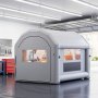 VEVOR Cabina de Pintura Hinchable 4 x 3 x 2,75 m Portátil con Soplador 750W, Carpa de Pulverización Inflable, Sistema de Ventilación, Accesorios de Estacas Sacos de Arena, para Bicis Motos Muebles