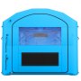 VEVOR Inflatable Paint Booth, 6 x 3 x 2.5 m, Portable Spray Booth with 550W+750W Blowers and Large Filter Cotton, Arched Roof Blow Up Painting Tent for ATV, Motorcycle, and Medium Furniture, Blue