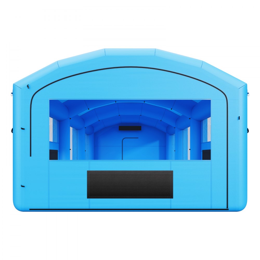 VEVOR Cabina de Pintura Hinchable 8,5 x 4,5 x 3 m Cabina de Pulverización, Doble Soplador de 750 W y 950 W, Sistema de Filtración, Portátil con Bolsa de Almacenamiento, para Coches Camiones SUVs, Azul