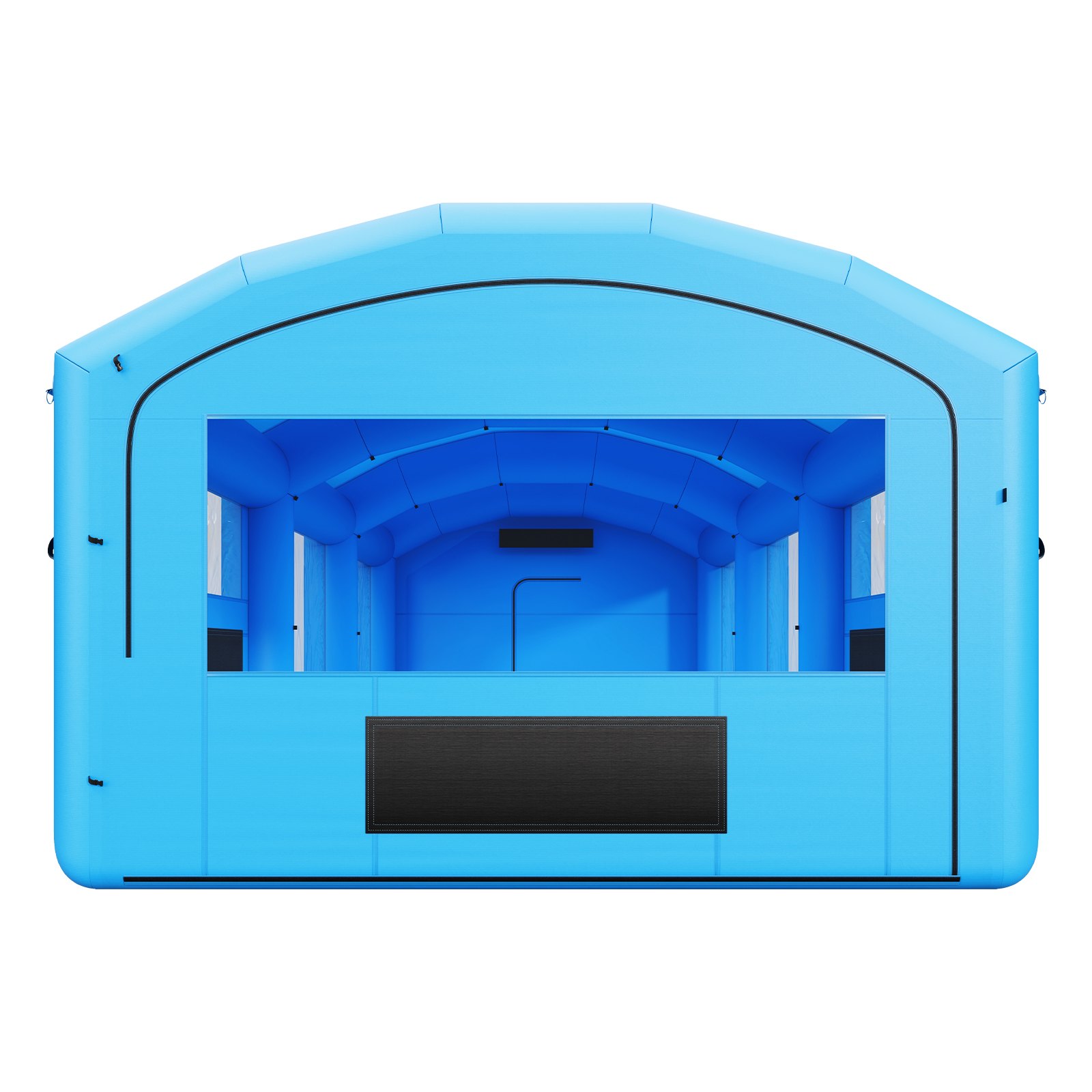 VEVOR Cabina de Pintura Hinchable 8,5 x 4,5 x 3 m Cabina de Pulverización, Doble Soplador de 750 W y 950 W, Sistema de Filtración, Portátil con Bolsa de Almacenamiento, para Coches Camiones SUVs, Azul