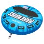 VEVOR Flotador de Arrastre Inflable para Deportes Acuáticos 159,5 cm, Flotador Remolcable para 3 Personas, Carga de 231 kg, con Almohadilla Antideslizante, Cubierta de Nailon, Asas Acolchadas, Azul