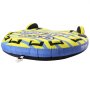 VEVOR Almohadilla Inflable con Tubo Remolcable, Carga de 231kg 1-3 Pasajeros Tubos Remolcables para Deporte Acuático con parachoques para Barcos, Cubierta Completa de Nailon, Asas de Agarre EVA
