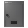 VEVOR Buzón de Pared Acero Buzón Empotrado con Bloqueo Código 32x15,8x43 cm Gris